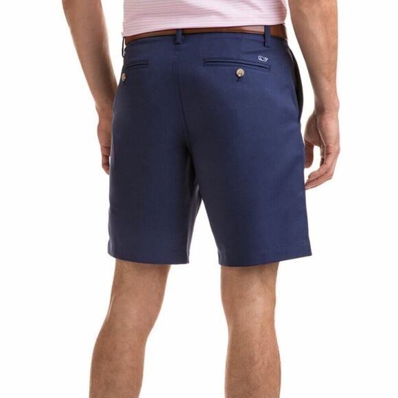VINEYARD VINES LINKS SHORTS MEN SIZE 28 NAVY BLUE - Picture 2 of 12